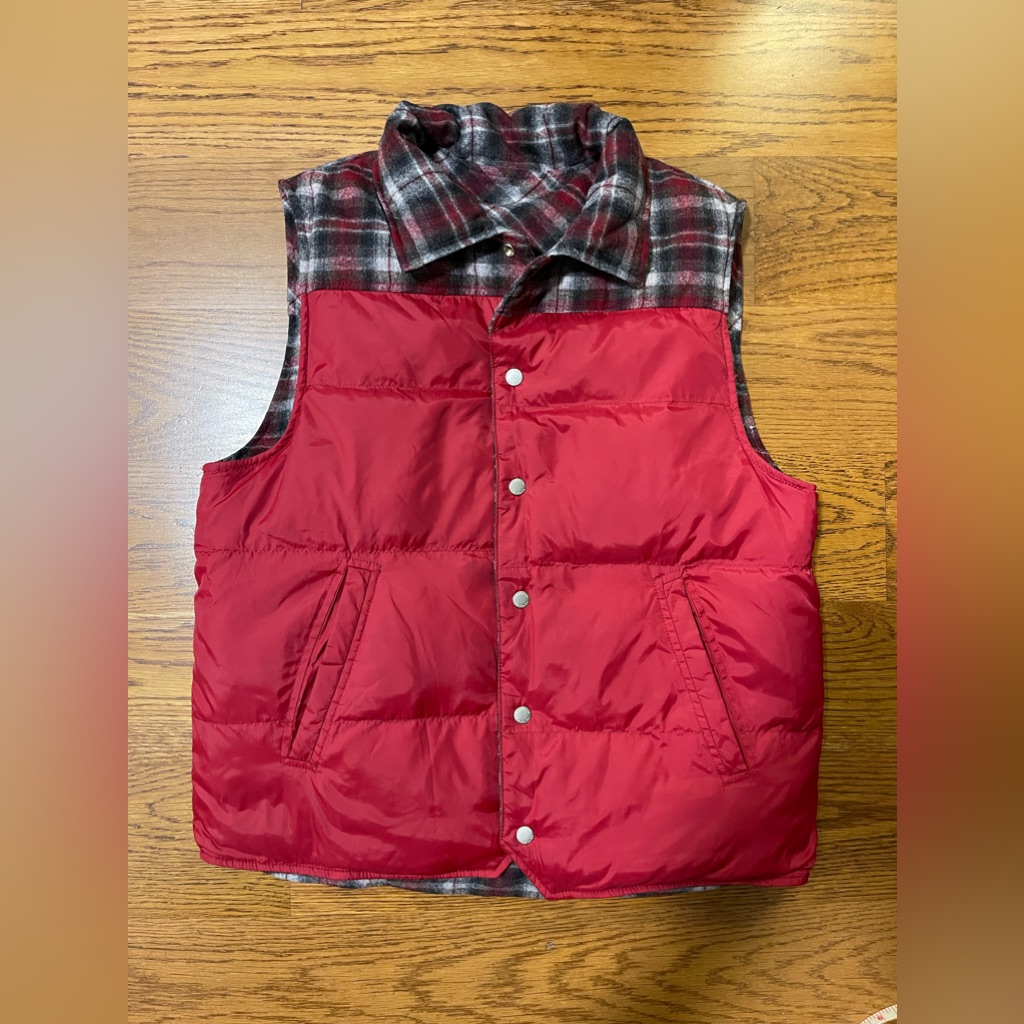 Pendleton Wool Vest Reversible Medium